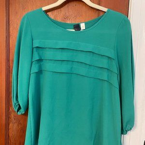Green 3/4 Sleeve Blouse